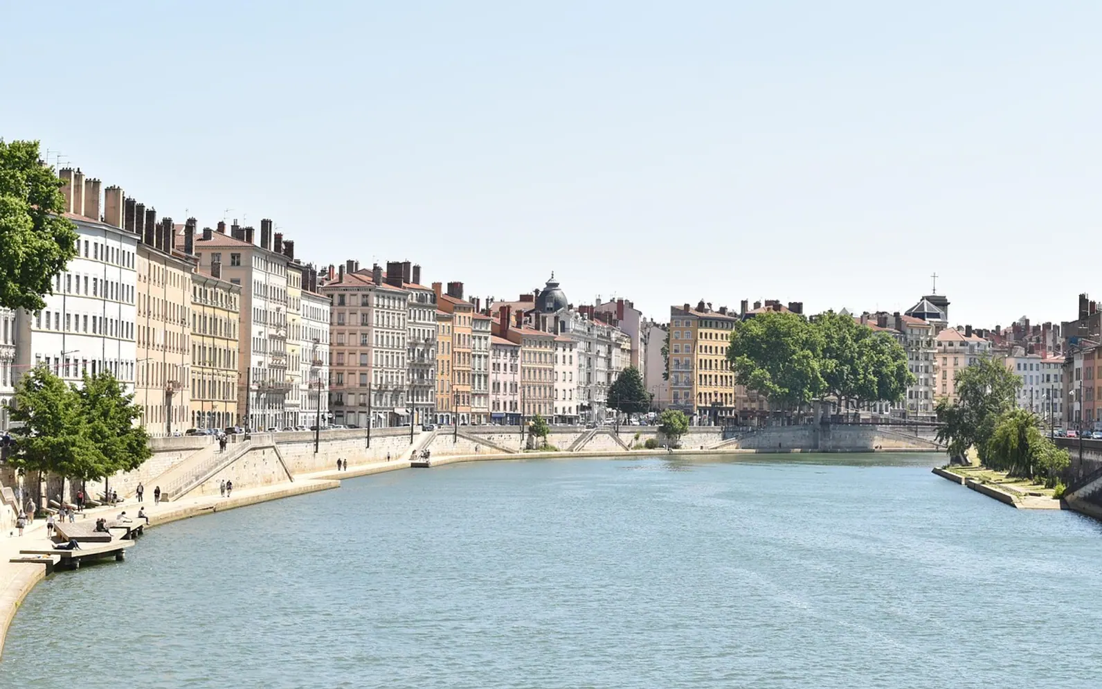Lyon, france and croix rousse